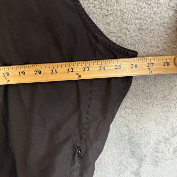 Footjoy Vest Men’s Large Black Windbreaker 1/4 Snap Button Sleeveless - Picture 6 of 9